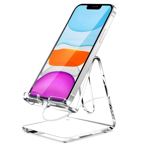 Clear Acrylic Phone Stand - Picture 1 of 5